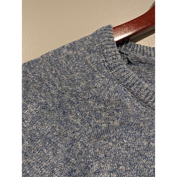 Prana Men's Marled Blue Long Sleeved Lightweight Sweater Crew Neck Size L - Picture 10 of 16